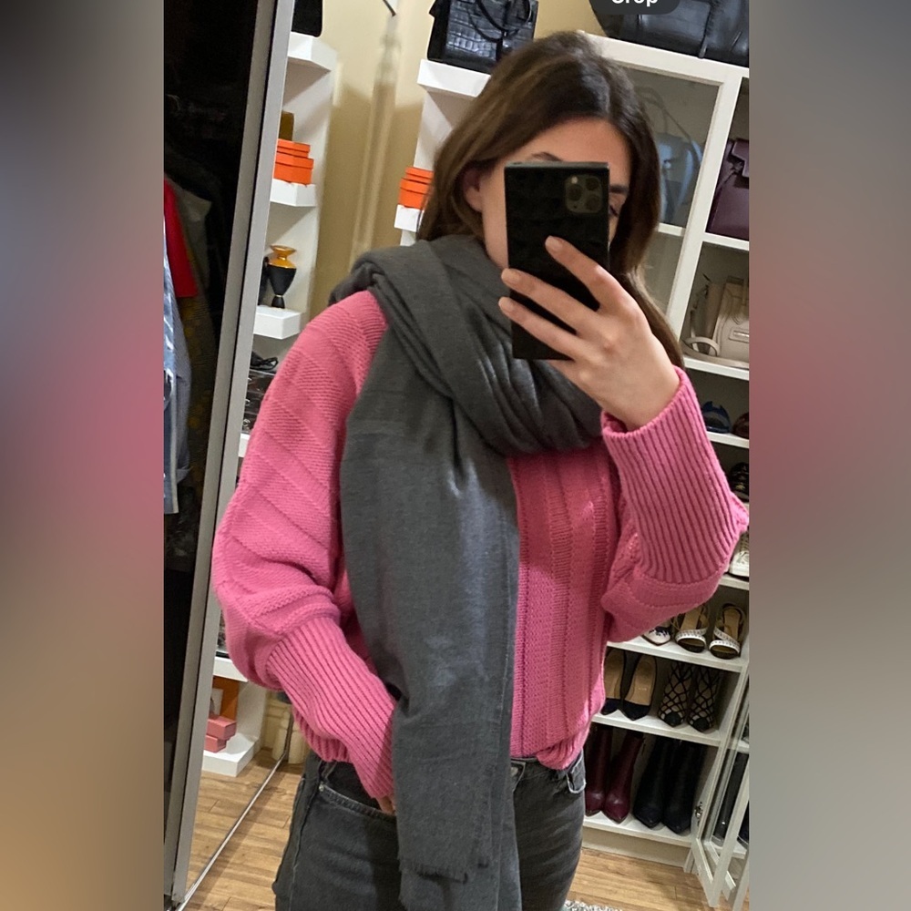 ASOS Pink‎ Ribbed Crew Neck Sweater - Picture 2 of 13